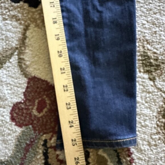 Veronica Beard Blue Jeans Crop Carolyn Baby Boot High Rise‎ Women's Size 25 - Picture 14 of 15